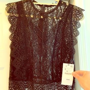 Lace top from Zara